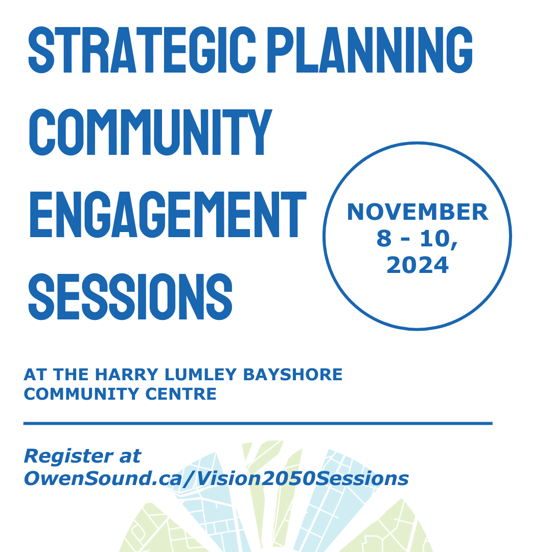 Image of Upcoming Strategic Planning Sessions for Future Owen Sound – Vision 2050