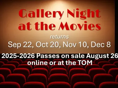 Image that says Gallery Night at the Movies